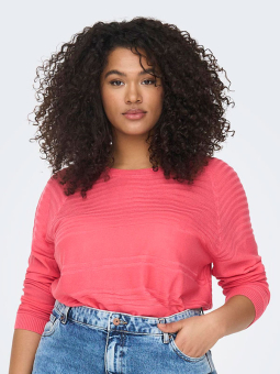 CARNEWAIRPLAIN - Plus Size Sweater fra Only Carmakoma