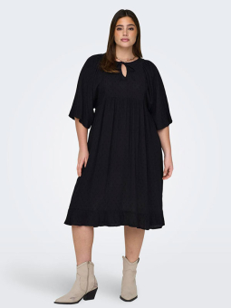 CARELEANOR - Plus Size Kjole fra Only Carmakoma
