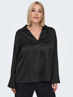 CARLUAR - Plus Size Skjorte fra Only Carmakoma