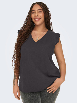 CARTHYRA - Plus Size Top fra Only Carmakoma