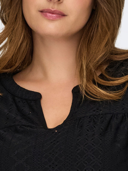 CARSANDRA - Plus Size Bluse fra Only Carmakoma