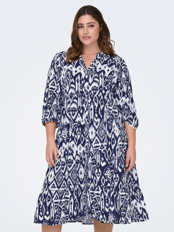 CARMILANA - Plus Size Kjole fra Only Carmakoma