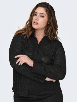 CARROSIL - Plus Size Skjorte fra Only Carmakoma