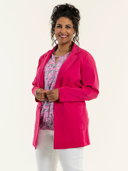Studio KIRSI - Pink habit jakke i strækbar viskose bengalin
