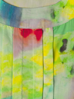 Studio HEIDI - Viskose bluse med print i klare farver