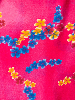 Studio SALLY - Pink skjortekjole med blomster