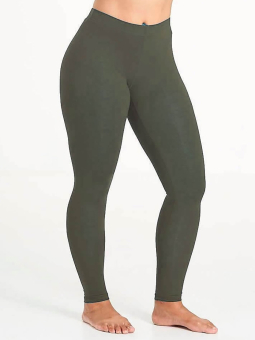 Sandgaard (fra Studio) AMSTERDAM - Army grønne viskose leggings