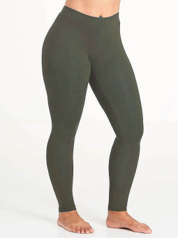 Sandgaard AMSTERDAM - Army grønne viskose leggings