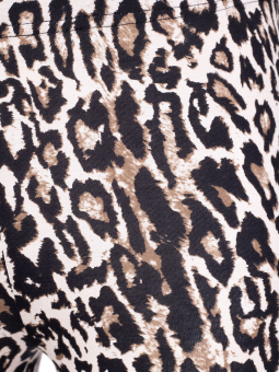 Sandgaard AMSTERDAM - Leggings med leopardprint i brune nuancer