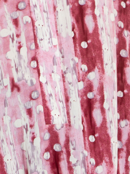 Studio ELMA - Rød og lyserød skjorte tunika med boble print