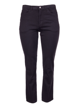ENEDA - Sorte jeans med høj talje og ankel længde 