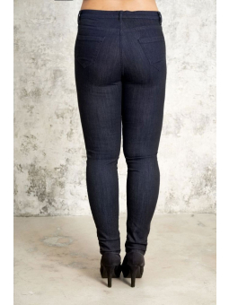 Studio Mørkeblå Ashley denim jeans i lang benlængde
