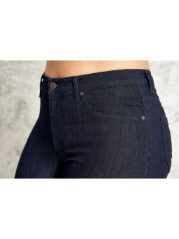 Studio Mørkeblå Carmen denim jeans med kort benlængde