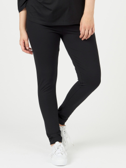 Rena - Sorte basis leggings i capri længde 