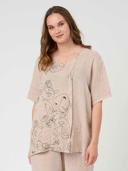 Plus Size Bluse fra Pont Neuf