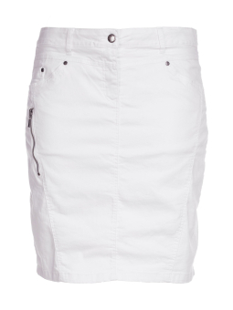 Marineblå capri jeans med høj talje