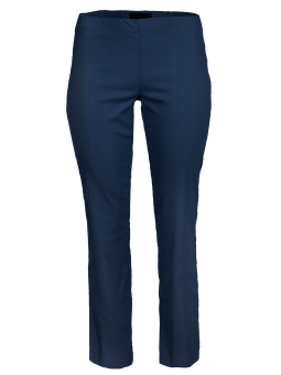 Marineblå capri jeans med høj talje