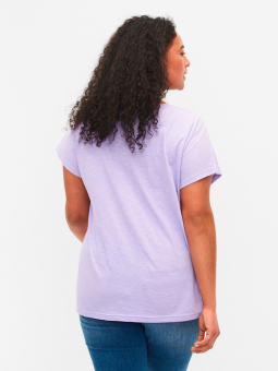 Zizzi Lilla bomulds T-shirt