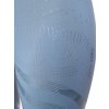 Blå trænings tights med shiny print fra Only Play Curvy