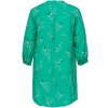 Carlollimegan - Grøn viskose kjole med fine blomster fra Only Carmakoma