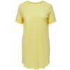 Carapril - Lækker gul kjole i bomulds jersey fra Only Carmakoma