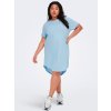 Carapril - Lækker lyseblå kjole i bomulds jersey fra Only Carmakoma