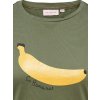 Carsola - Grøn bomulds t-shirt med smart tryk fra Only Carmakoma