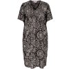 Carstacey - Sort kjole med flot mønster  fra Only Carmakoma