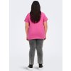 Carmickey - Pink t-shirt i lækker bomuld med smart mickey print fra Only Carmakoma