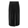 Car ANINO - Lang sort plisse nederdel med elastik i taljen fra Only Carmakoma