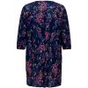 SHANNI - Mørkeblå viskose kjole med print fra Only Carmakoma