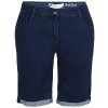 Mørkeblå denim shorts med stretch  fra Zhenzi