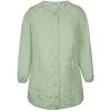 Mint grøn vatteret jakke med knapper fra Zhenzi