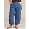 Clara - Løse rummelige denim jeans / baggy pants fra Gozzip