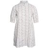 Everett - Sød hvid bomulds skjorte kjole med fine blomster fra Aprico