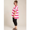 Stella - Bluse i bomulds jersey med pink og hvide striber fra Gozzip Black