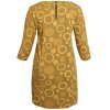 Peggy - Lækker viskose kjole i flot varm gul fra Pont Neuf