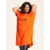 Ane - Orange tunika kjole med flot Beautiful print fra Studio