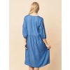 Amarie - Smuk blå kjole i 100% Tencell fra Pont Neuf