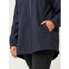 Mørkeblå softshell jakke i kort model fra Zizzi