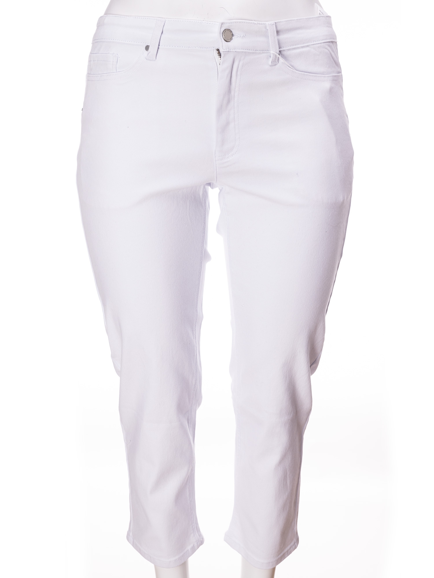 Hvide jeans i 7/8-længde , 48 female 48 ⋆ 599.00 DKK
