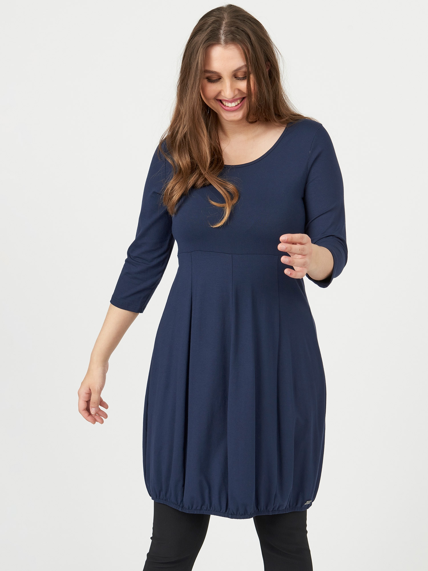 Pont Neuf Mørkeblå Hilda kjole , 46-48 / XL